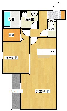  プレジールK 間取り