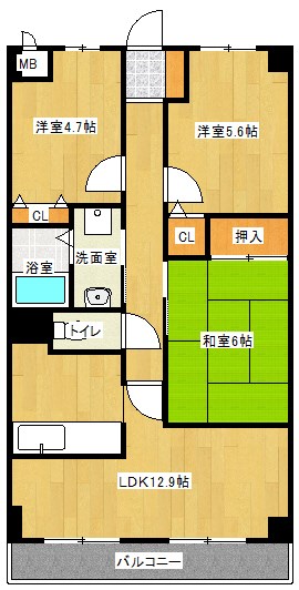 グランエスポワール 間取り図