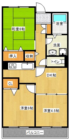 ドミールカメリア 間取り