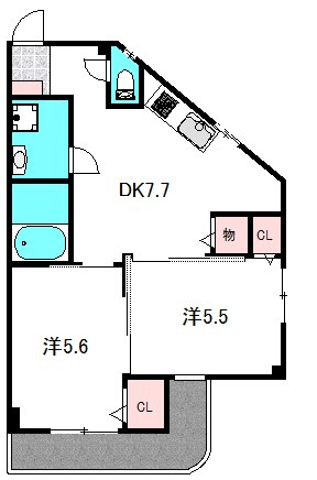 バンブス守口  間取り図
