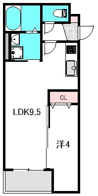 リベルテ大日  間取り