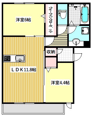 コウラニカイエヴァ 間取り図