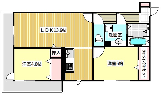 コウラニカイエヴァ 間取り図