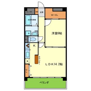 パレスモンレーブ  間取り