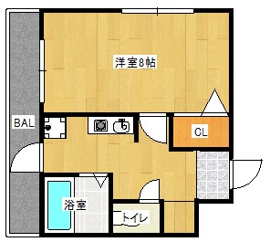 メリックビルⅡ  間取り