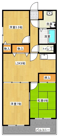ブランドールＭⅢ  間取り