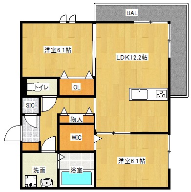 ロイヤルクレヴィア 間取り図