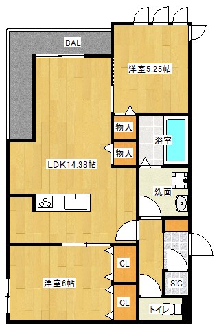 ロイヤルクレヴィア 間取り図