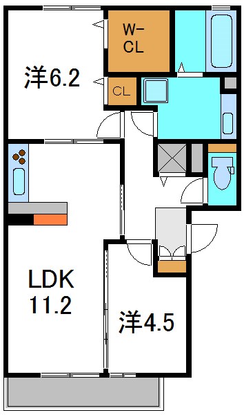 ビュー大久保  間取り図
