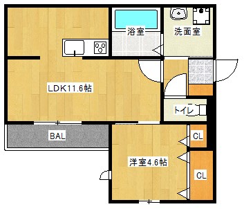 GARANCE新森 間取り