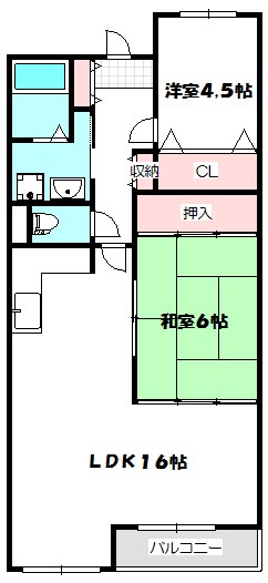 ラポート大日  間取り図
