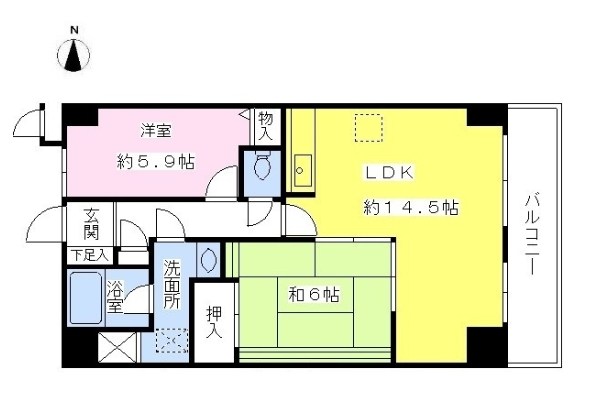 グレーシア大西  間取り図