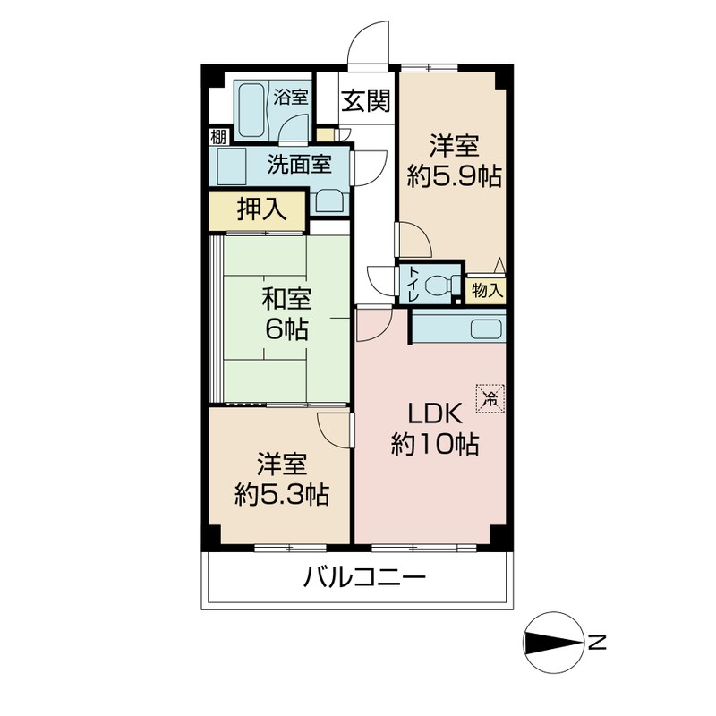 グレーシア大西  間取り図