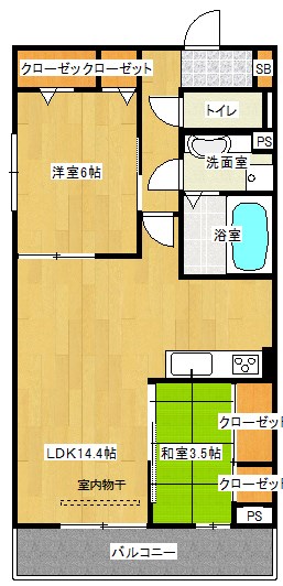 Clashist中宮South 間取り