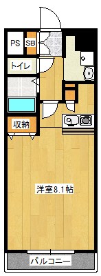 カーサ北本通 間取り図