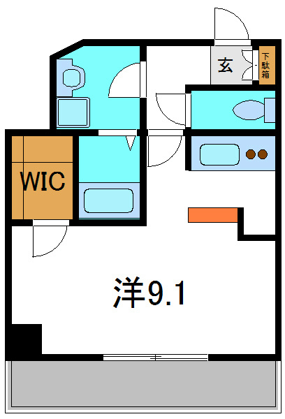 アドバンテージ守口 間取り図