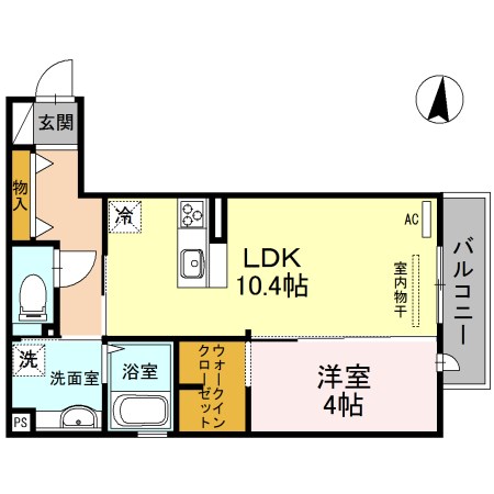 サンドミール高瀬 間取り図