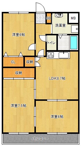 アルバ摂津 間取り図