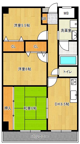 フォーロハーモネート  間取り