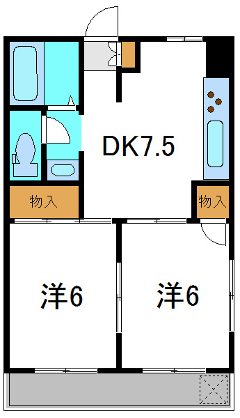 三幸ハイツ 間取り図