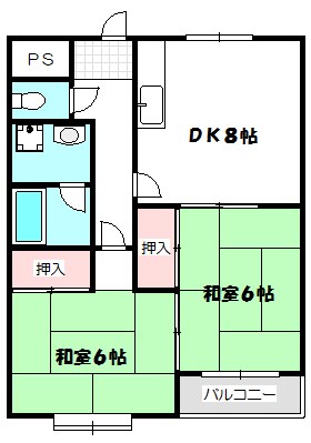 三東ハイツ 間取り図