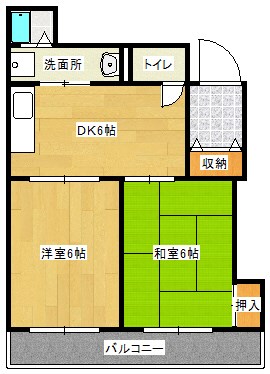 コーポ守口 間取り図