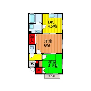 清流ハイツ 間取り図