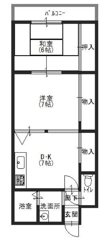 パラシオン菊水通 間取り