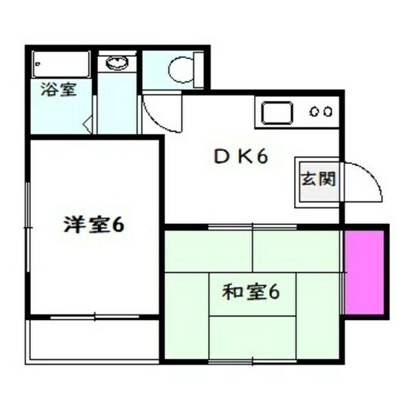 ジュネスSANWA 間取り