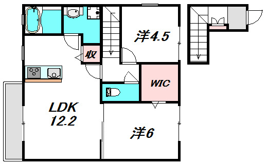 ティアラⅠ 間取り図