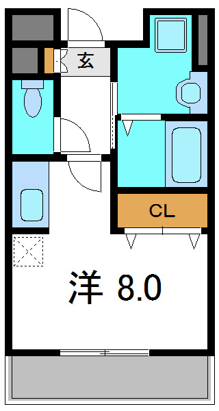 シャペロンヒナタ 間取り図