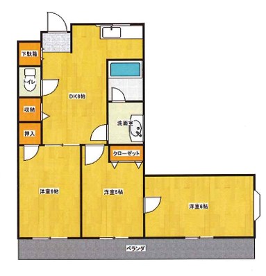 ダイジェストハイツ 間取り