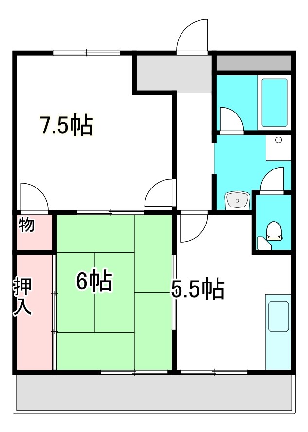 大西マンション 間取り