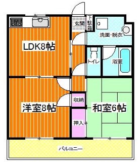リーフハイツ 間取り