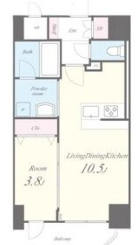 メゾンレクト 間取り図