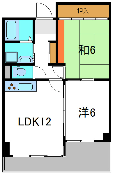 平安ハイツ  間取り