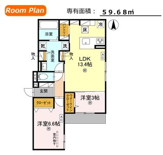 Clashist新森   間取り