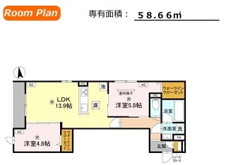 クラシスト高殿   間取り図