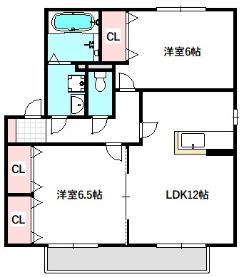 ラカーサ大池　Ｗ棟  間取り図
