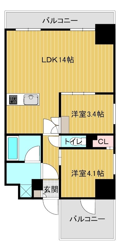 ウェリスアーバン  間取り