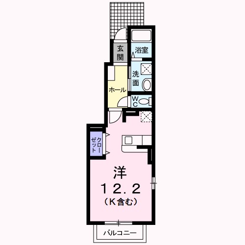 エスポワール　Ａｙａ　Ⅰ 間取り図
