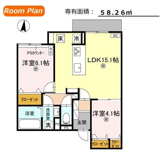 スペチアーレ城北公園   間取り