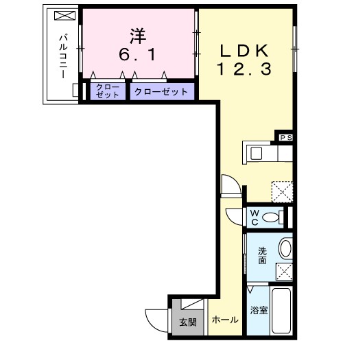 パレフローラ 間取り図