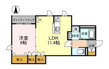 ディアグラナート  間取り図