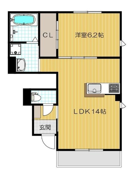 テラスサクラ 間取り図