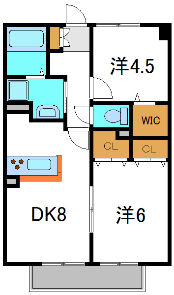 メープル  間取り図