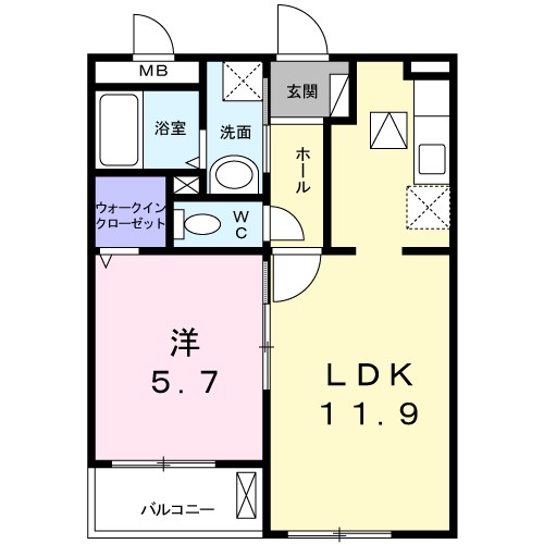 ラ・ルーチェ 間取り図