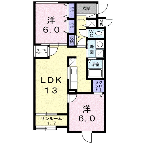 ロイヤル　ハイム 間取り図