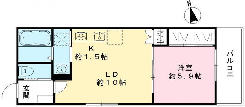 ユアメゾンプリーモ 間取り