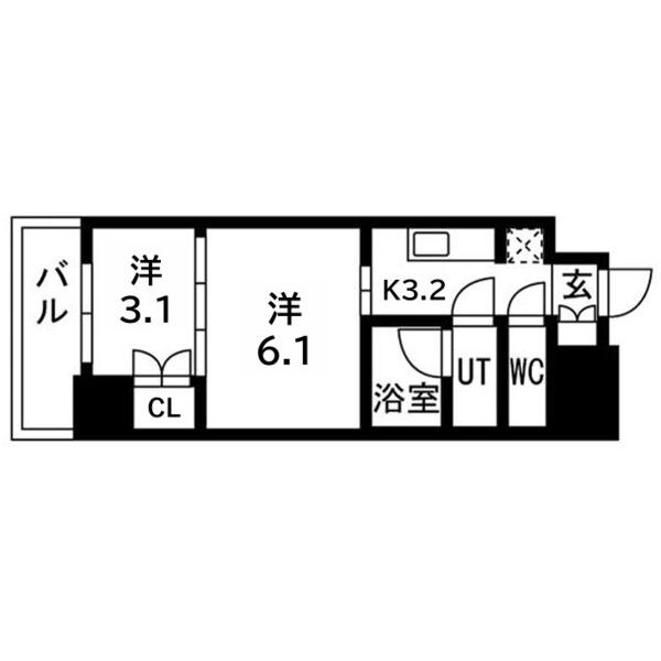 ウェリスアーバン  間取り
